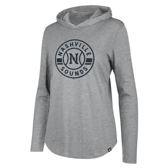 Nashville Sounds '47 Brand Women's Grey Club Hoodie