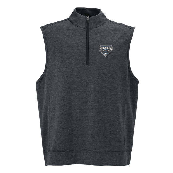 Hudson Valley Renegades Apparel/Mens (Vantage)-Dark Grey Quarter Zip Vest