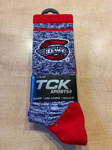 Greenville Drive OC Sport Heather Navy Sock