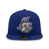 Hartford Yard Goats New Era On-Field Home Cap in Royal Blue