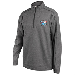 Antigua Men's Black/Grey Flag 1/4 Zip