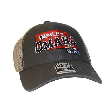 Omaha Storm Chasers Kansas City Royals MLB in Omaha 47 Brand MVP Trucker Hat