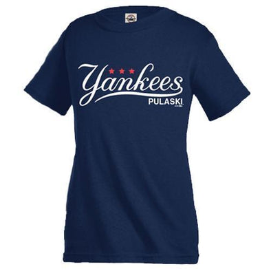 Pulaski Yankees Youth Pulaski Yankees T-Shirt - Navy