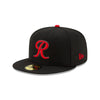 Tacoma Rainiers 59Fifty  Black Red R Fitted