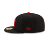 Tacoma Rainiers 59Fifty  Black Red R Fitted