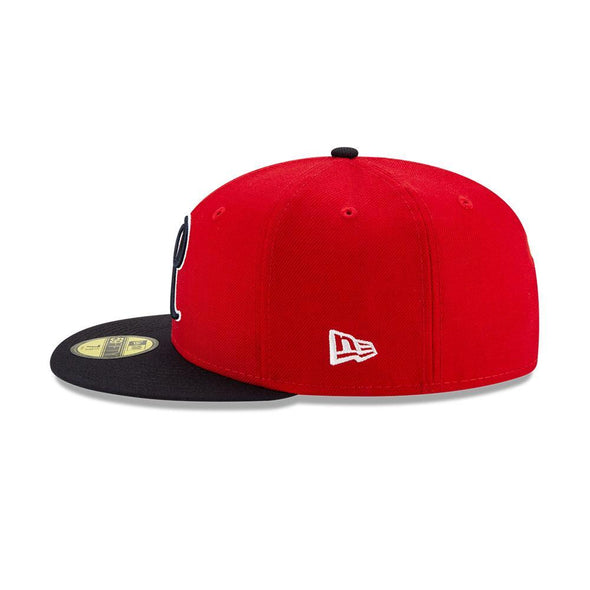 Tacoma Rainiers 59Fifty Red Navy Fitted Cap