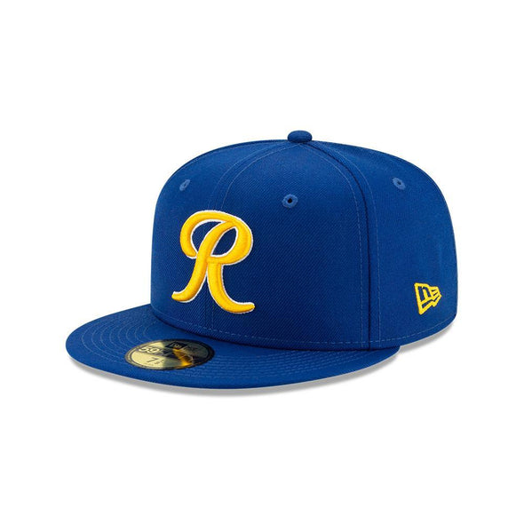 Tacoma Rainiers 59Fifty Royal and Yellow R Cap