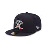 Tacoma Rainiers 59Fifty Navy Flag R Cap
