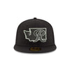 Tacoma Rainiers 59Fifty Black State Cap