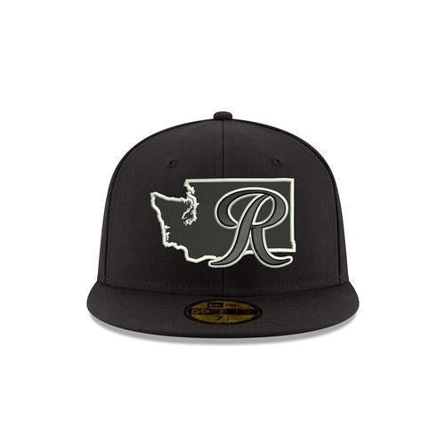 Tacoma Rainiers 59Fifty Black State Cap