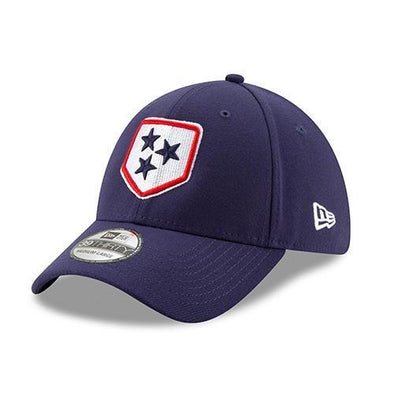 Nashville Sounds New Era 3930 Light Navy Plate Logo Hat