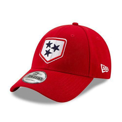 Nashville Sounds New Era 940 Red Plate Logo Hat