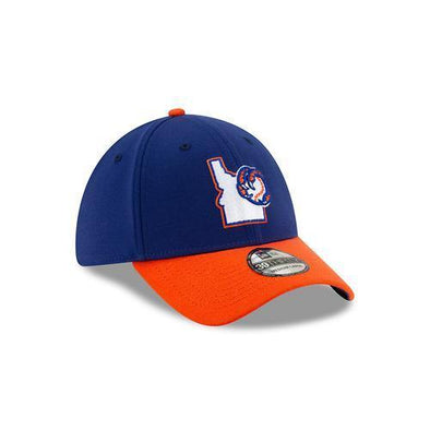 MEN'S BOISE HAWKS BLUE AND ORANGE STATE LOGO 39THIRTY CAP