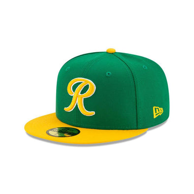 Tacoma Rainiers 59Fifty Green and Yellow R Cap