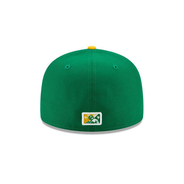 Tacoma Rainiers 59Fifty Green and Yellow R Cap