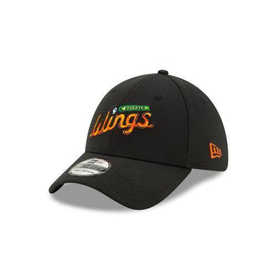 Buffalo Bisons Wings 3930 Black Script Cap