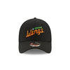 Buffalo Bisons Wings 3930 Black Script Cap