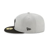 Tacoma Rainiers 59Fifty Gray and Black R Cap