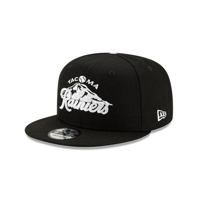 Tacoma Rainiers 9Fifty Classic Black and White Mountain Snapback