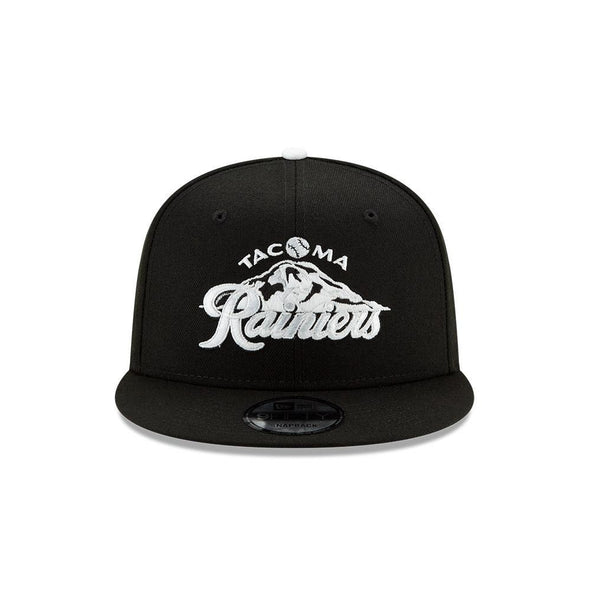 Tacoma Rainiers 9Fifty Classic Black and White Mountain Snapback