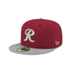 Tacoma Rainiers 59Fifty Crimson & Gray Cap