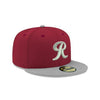 Tacoma Rainiers 59Fifty Crimson & Gray Cap