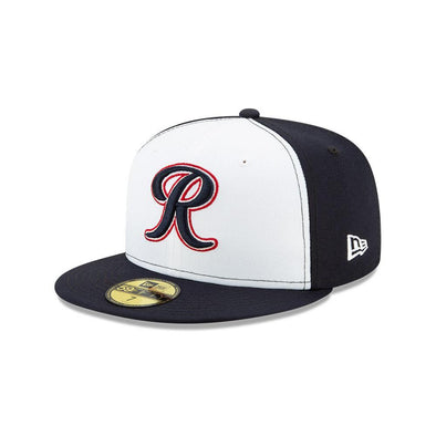 Tacoma Rainiers 59Fifty White Navy R Fitted
