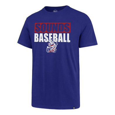 Nashville Sounds '47 Brand Royal Blockout Super Rival Tee