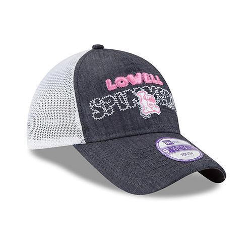 Lowell Spinners New Era Youth Denim Stitcher 9Twenty Cap