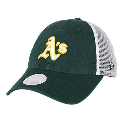 Women's Oakland Athletics New Era Trucker Shine 9Twenty Snapback Hat