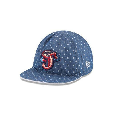 Jacksonville Jumbo Shrimp New Era Denim Flip Toddler Cap