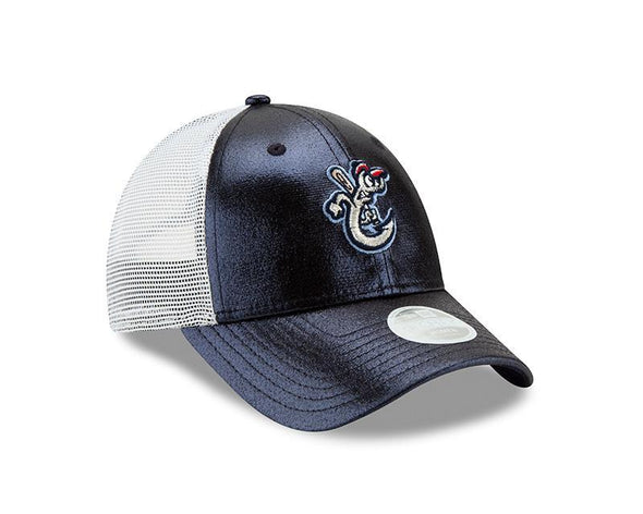New Era - 9Forty Adjustable - Womens Trucker Chic Cap - Primary Logo - Navy