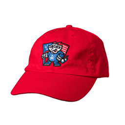 ADULT RED FLAG ADJUSTABLE CAP