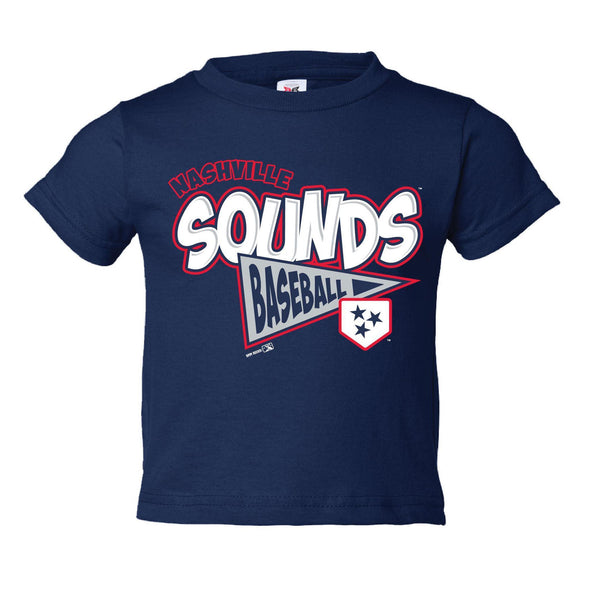 Nashville Sounds Toddler Navy Momoko Tee