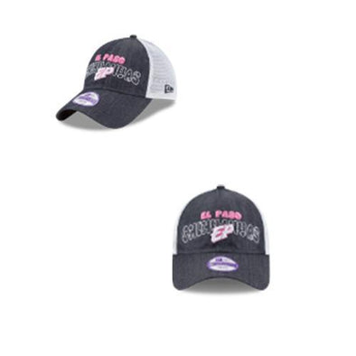 El Paso Chihuahuas SPRING 2016 HAT- 920 JR DENIM STITCHER PINK