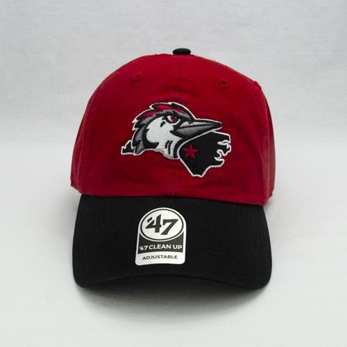 Fayetteville Woodpeckers 47 Brand Alternate Clean Up Red