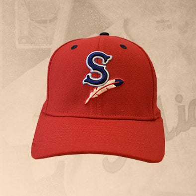 Spokane Indians 950 Stretch Snapback Red Cap