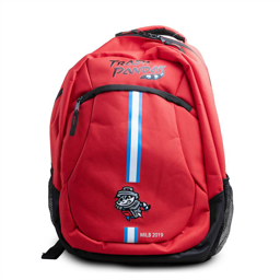 BACKPACK RED/BLACK WITH THE PRIMARY TRASHCAN PANDA