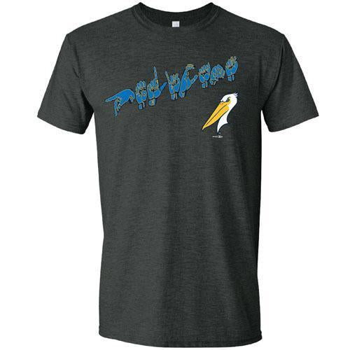 Myrtle Beach Pelicans ASL BIMM RIDDER DARK HEATHER SOFTSTYLE TEE