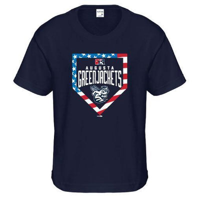 Augusta GreenJackets USA Youth Base Navy T-Shirt