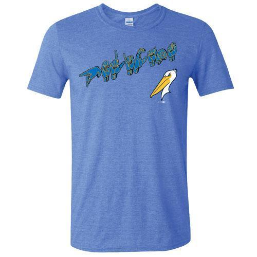 Myrtle Beach Pelicans ASL BIMM RIDDER HEATHER ROYAL SOFTSYLE TEE