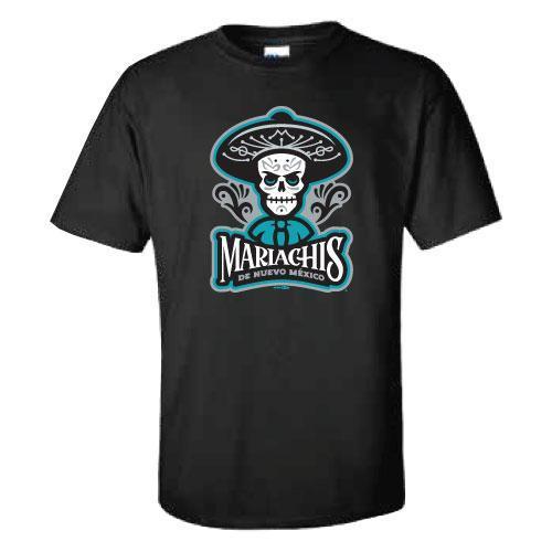 Albuquerque Isotopes Tee-Mariachis Teal Logo Primary