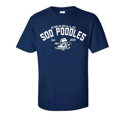 Amarillo Sod Poodles Navy Started Tee