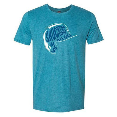 Biloxi Shuckers Tee-Aiden Tri Blend in Tropic