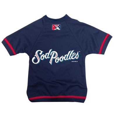 Amarillo Sod Poodles Navy Dog Jersey