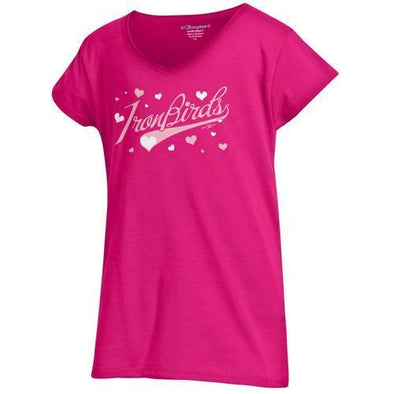 Aberdeen IronBirds girls pink tee