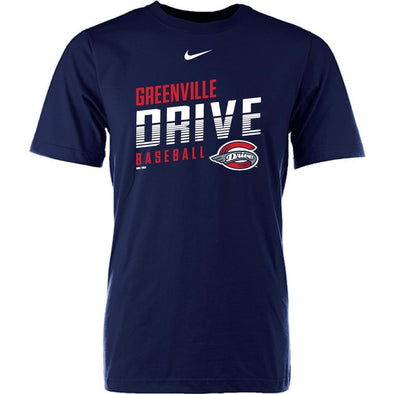 Greenville Drive Nike Navy Drive Diagonal Tee