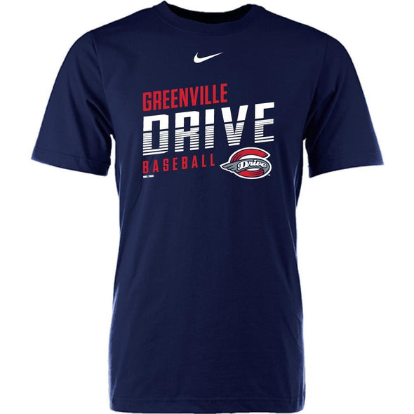 Greenville Drive Nike Navy Drive Diagonal Tee