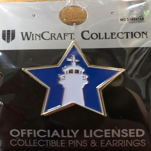 Biloxi Shuckers Lapel Pin-ASG Star with Lighthouse