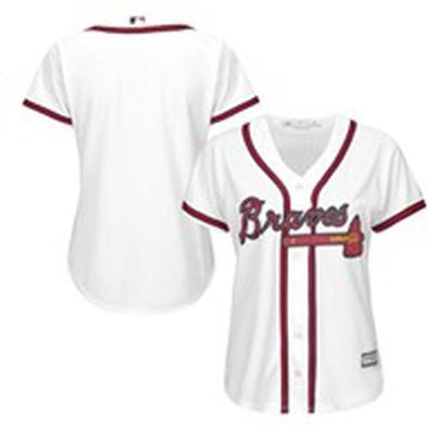 Atlanta Braves Majestic Women's Home Replica Jersey